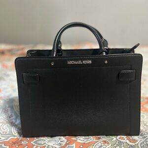 Michael Kors Black Leather Handbag